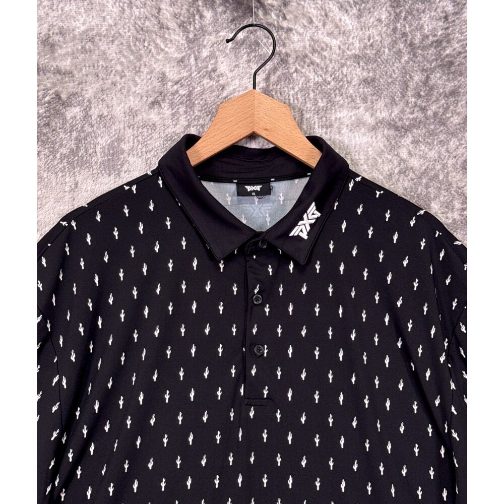 PXG Parsons Xtreme Golf Polo Shirt XL Mens Cactus Cacti Print